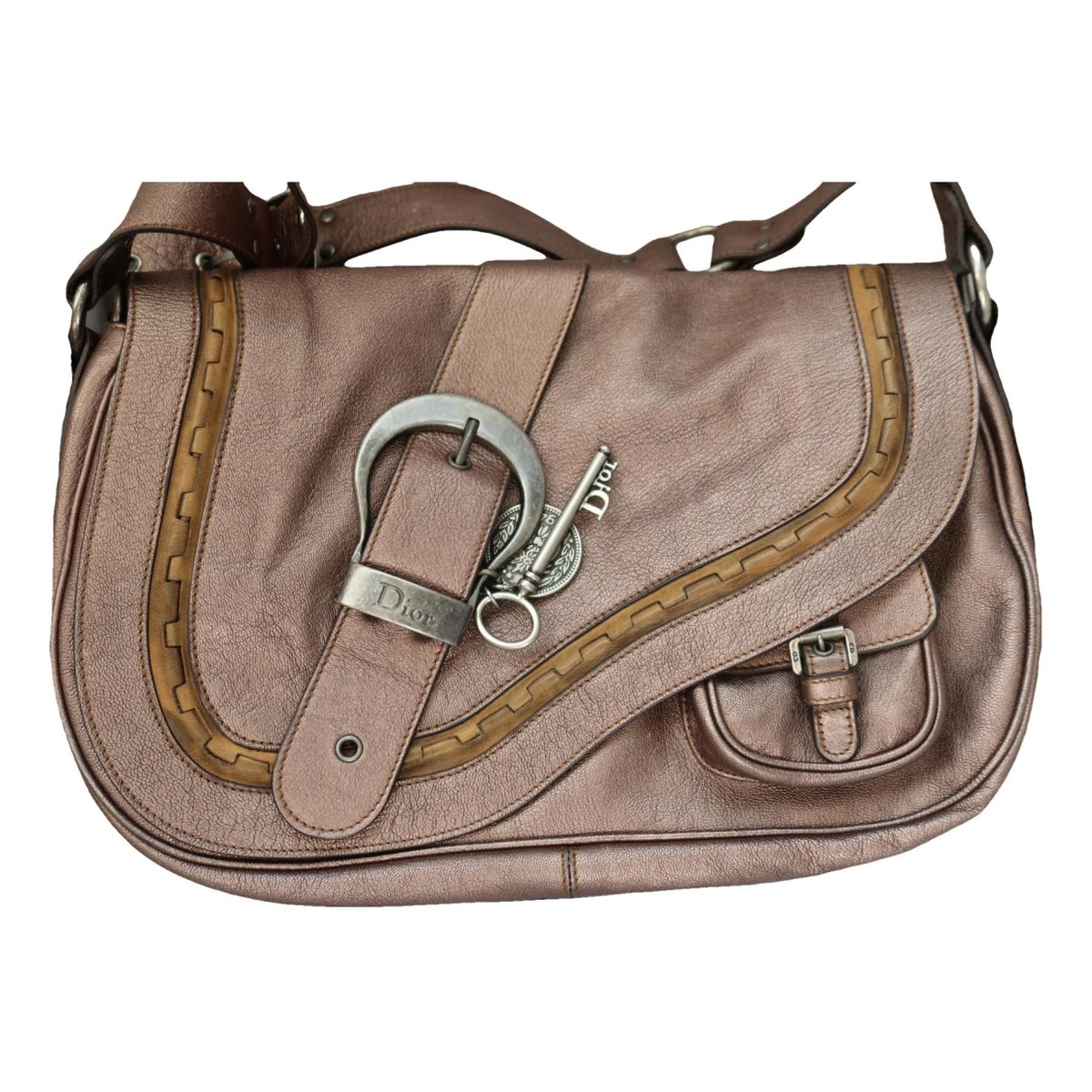 Saddle Vintage leather handbag