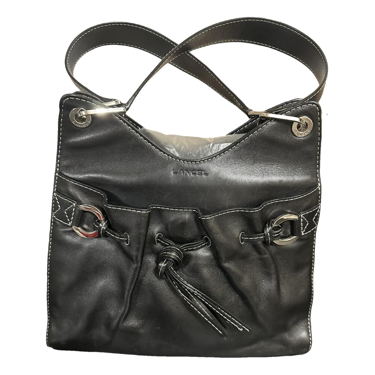 Lison leather handbag