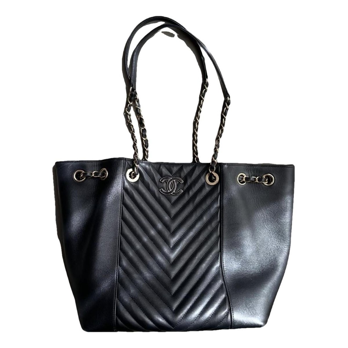 Classic CC Shopping leather tote