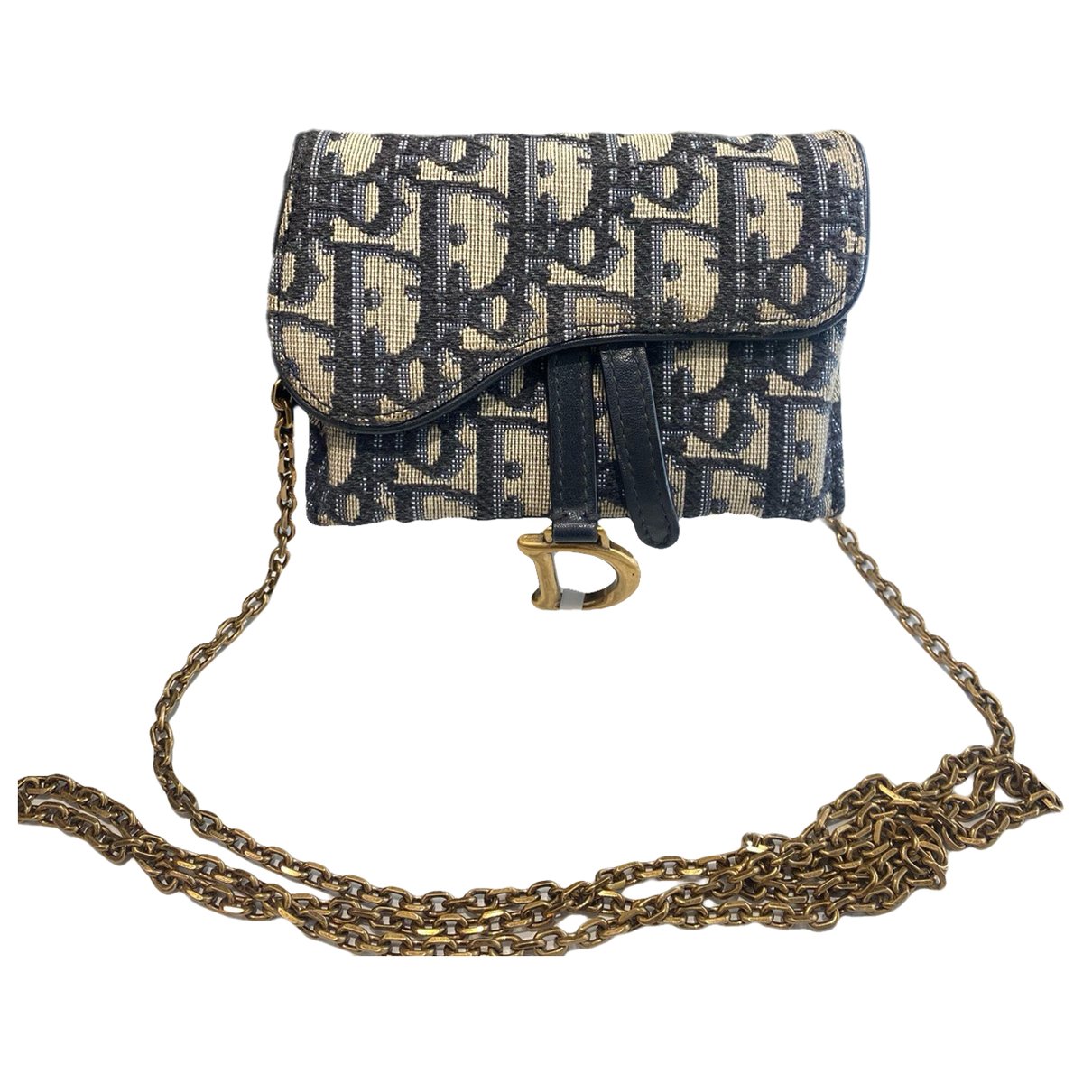 Saddle rectangular cloth handbag