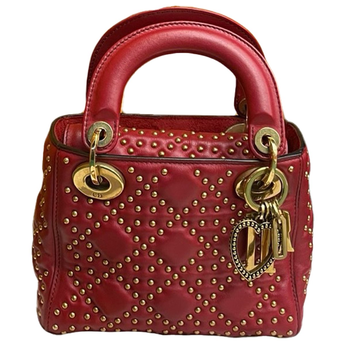 Lady Dior leather crossbody bag