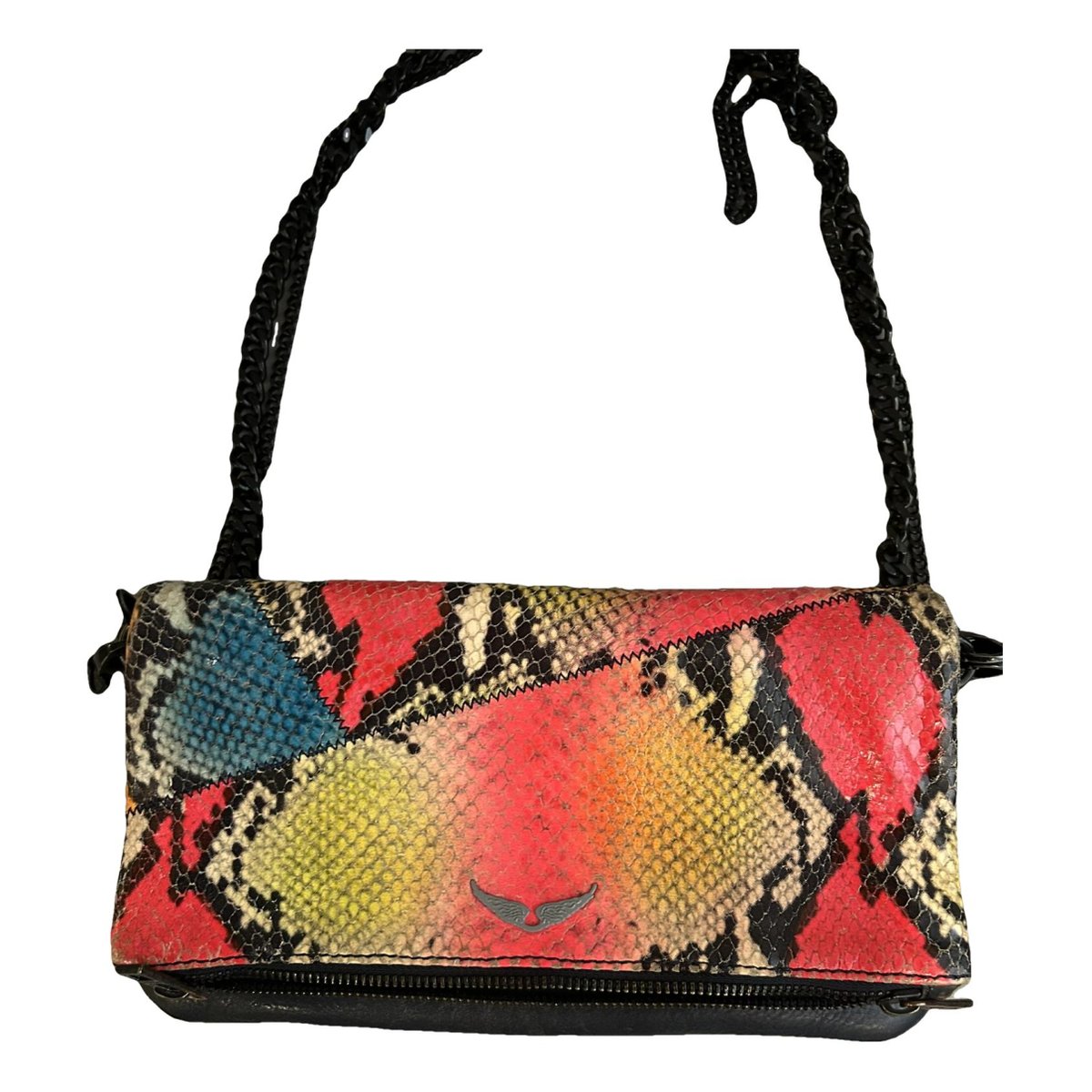 Rock leather crossbody bag