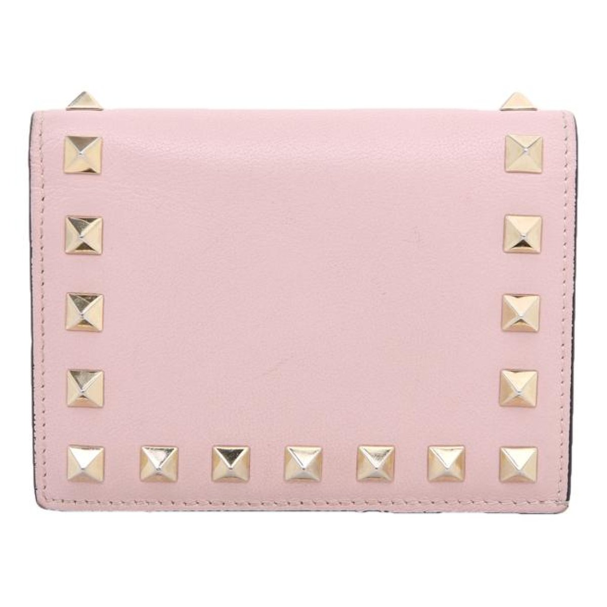 Rockstud leather purse