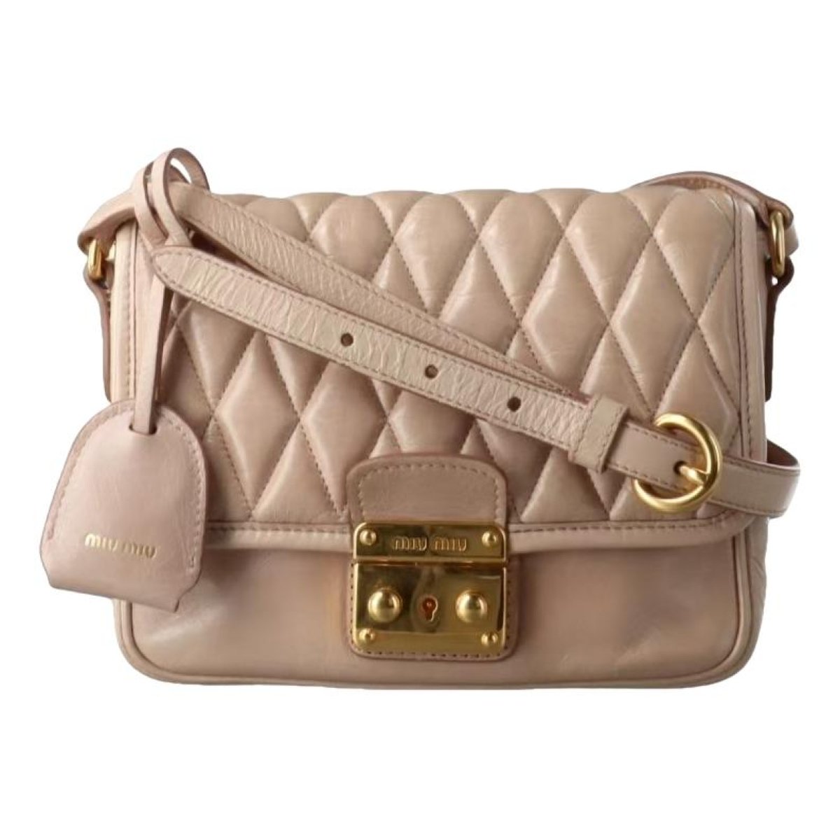 Miu Confidential leather handbag