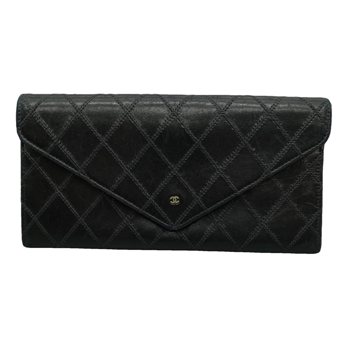 Wallet on Chain leather handbag