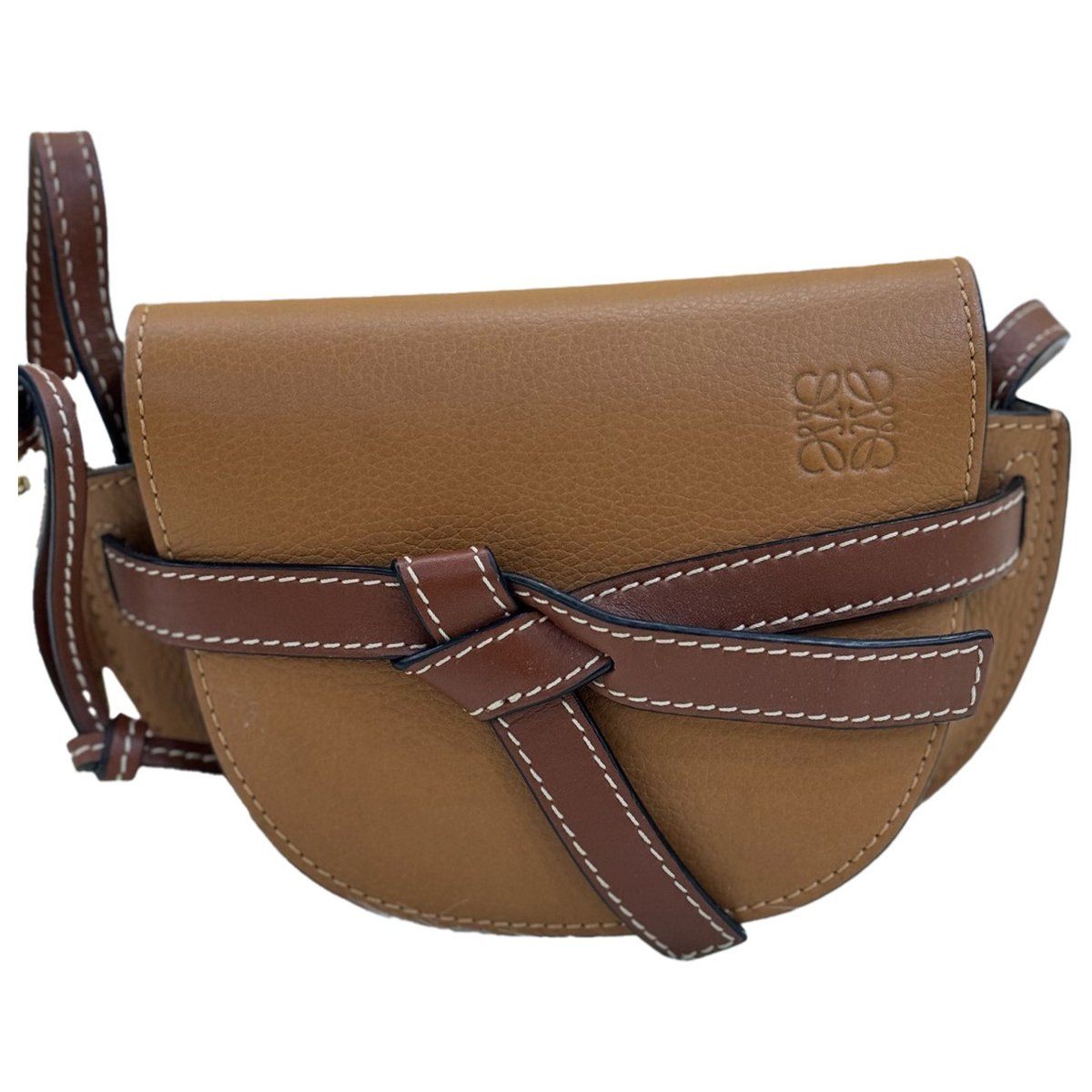 Gate leather crossbody bag