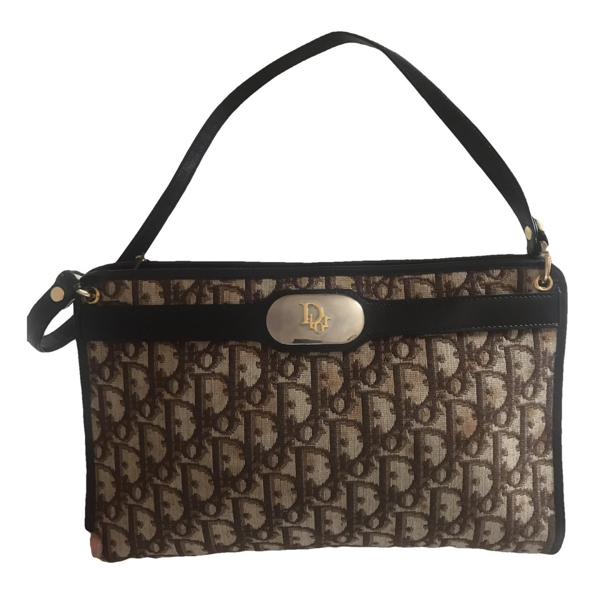 Saddle rectangular cloth crossbody bag