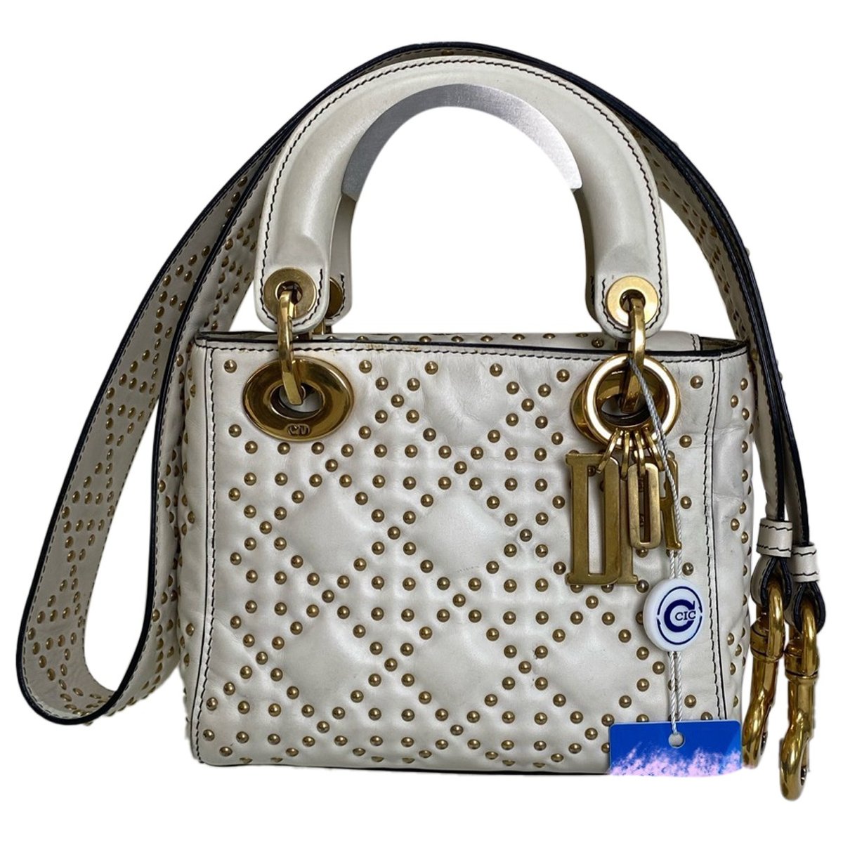 Lady Dior leather handbag