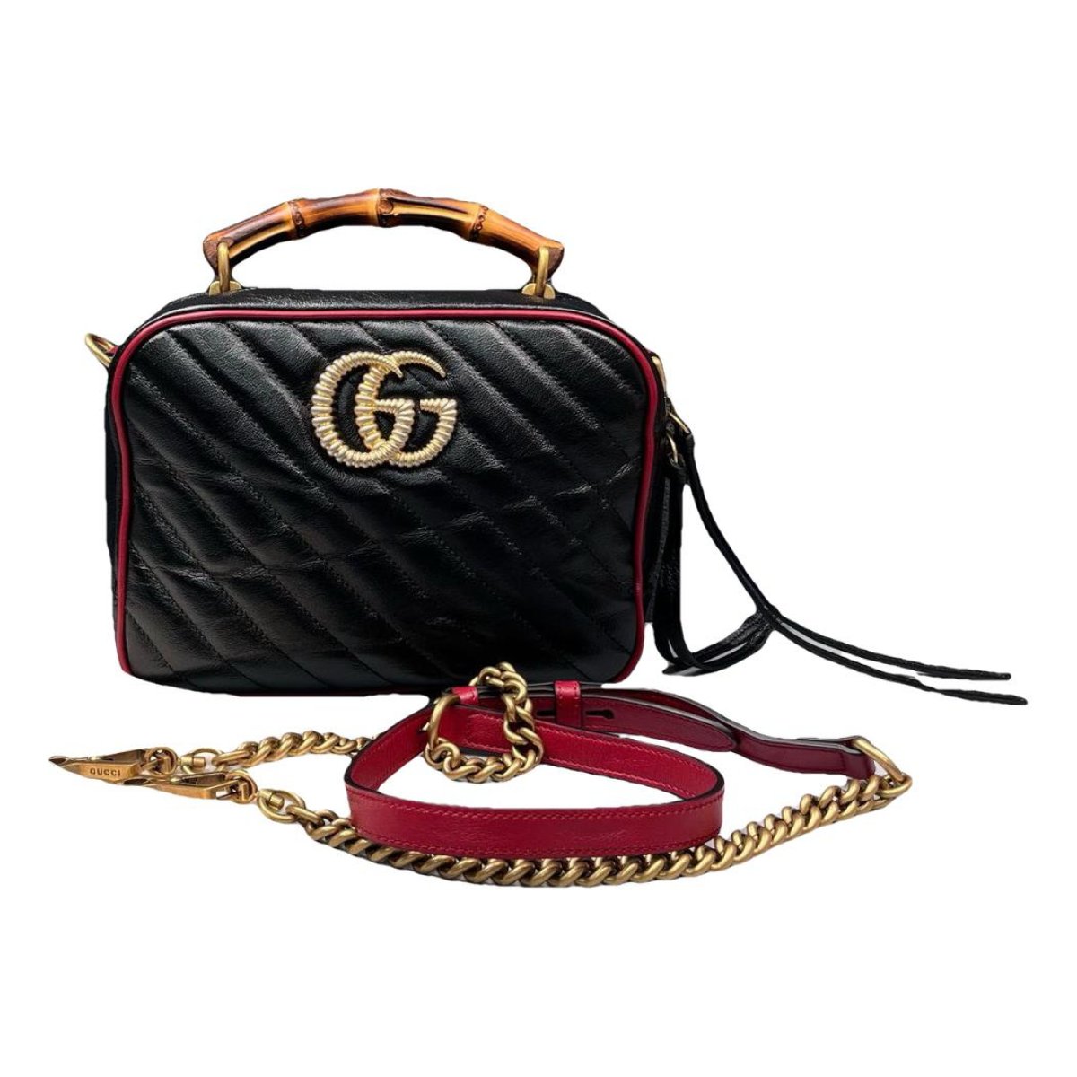 GG Marmont Flap leather handbag