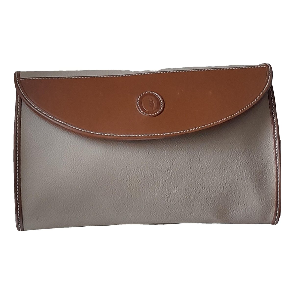 Vegan leather clutch bag