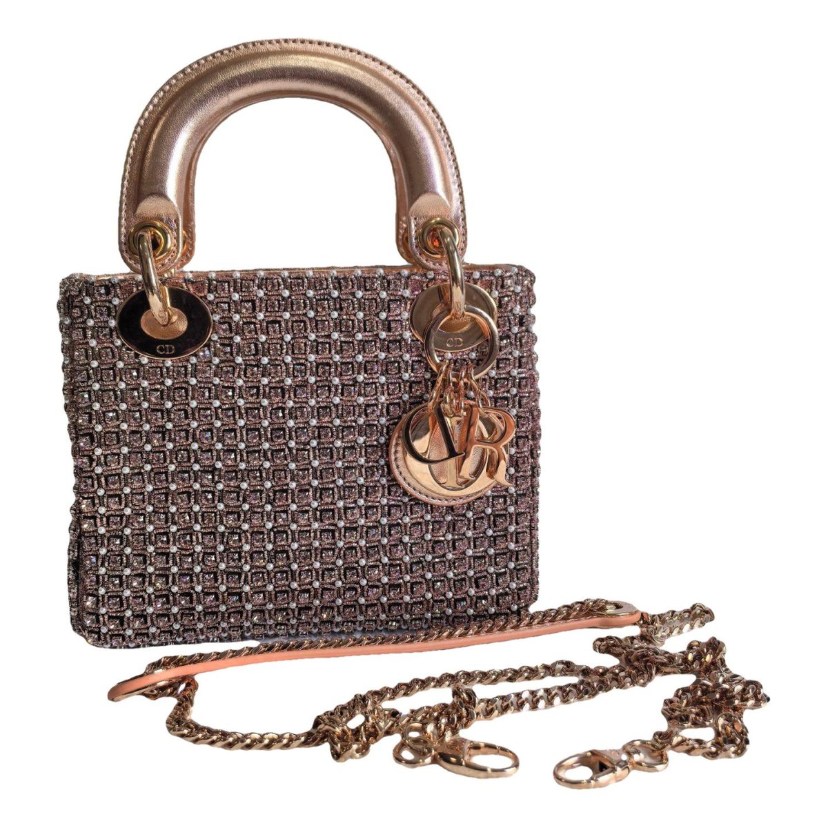 Lady Dior leather handbag