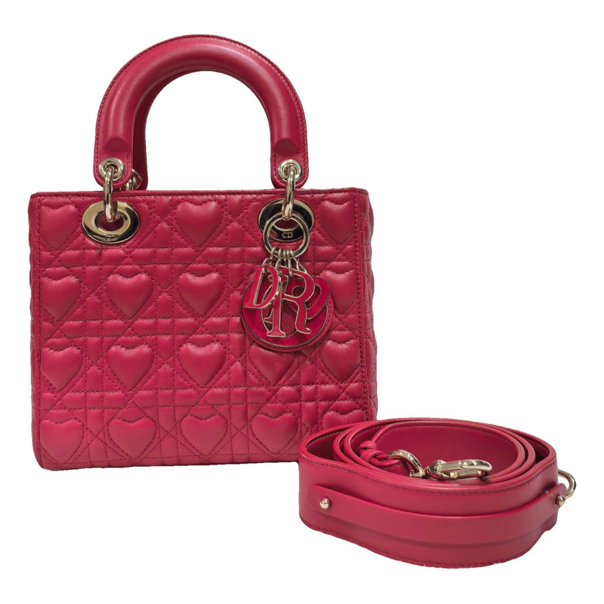 Lady Dior leather handbag