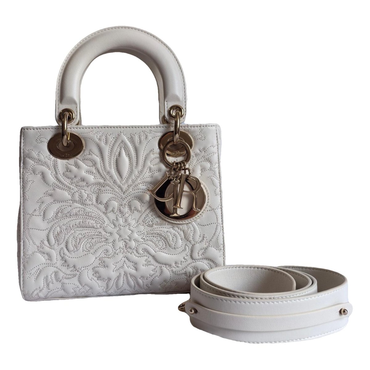Lady Dior leather handbag
