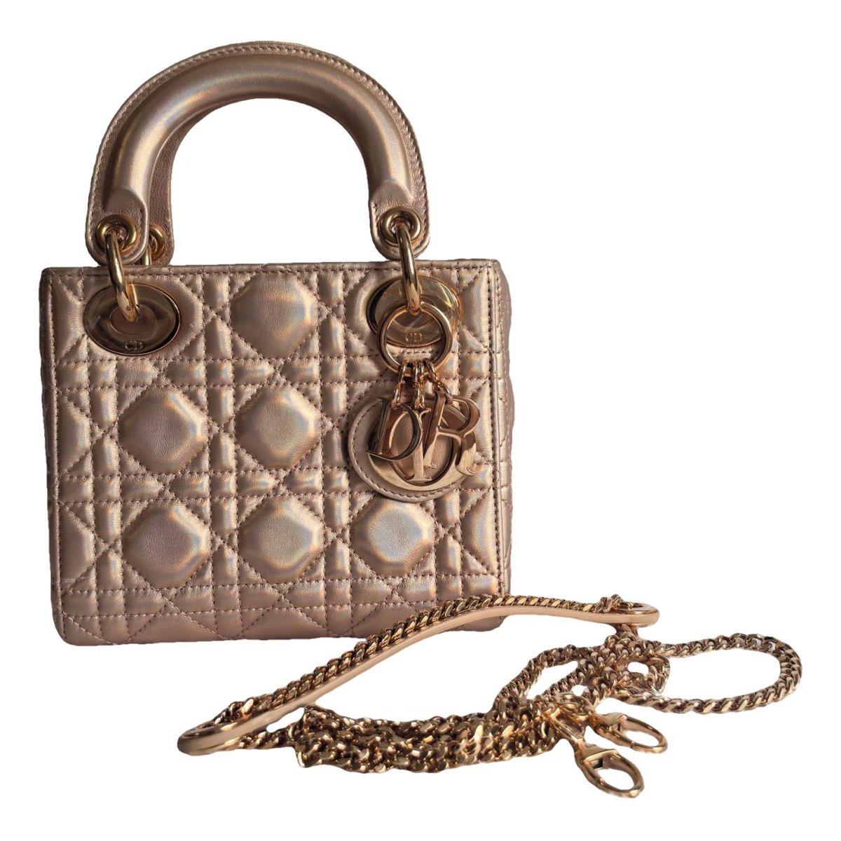 Lady Dior leather handbag