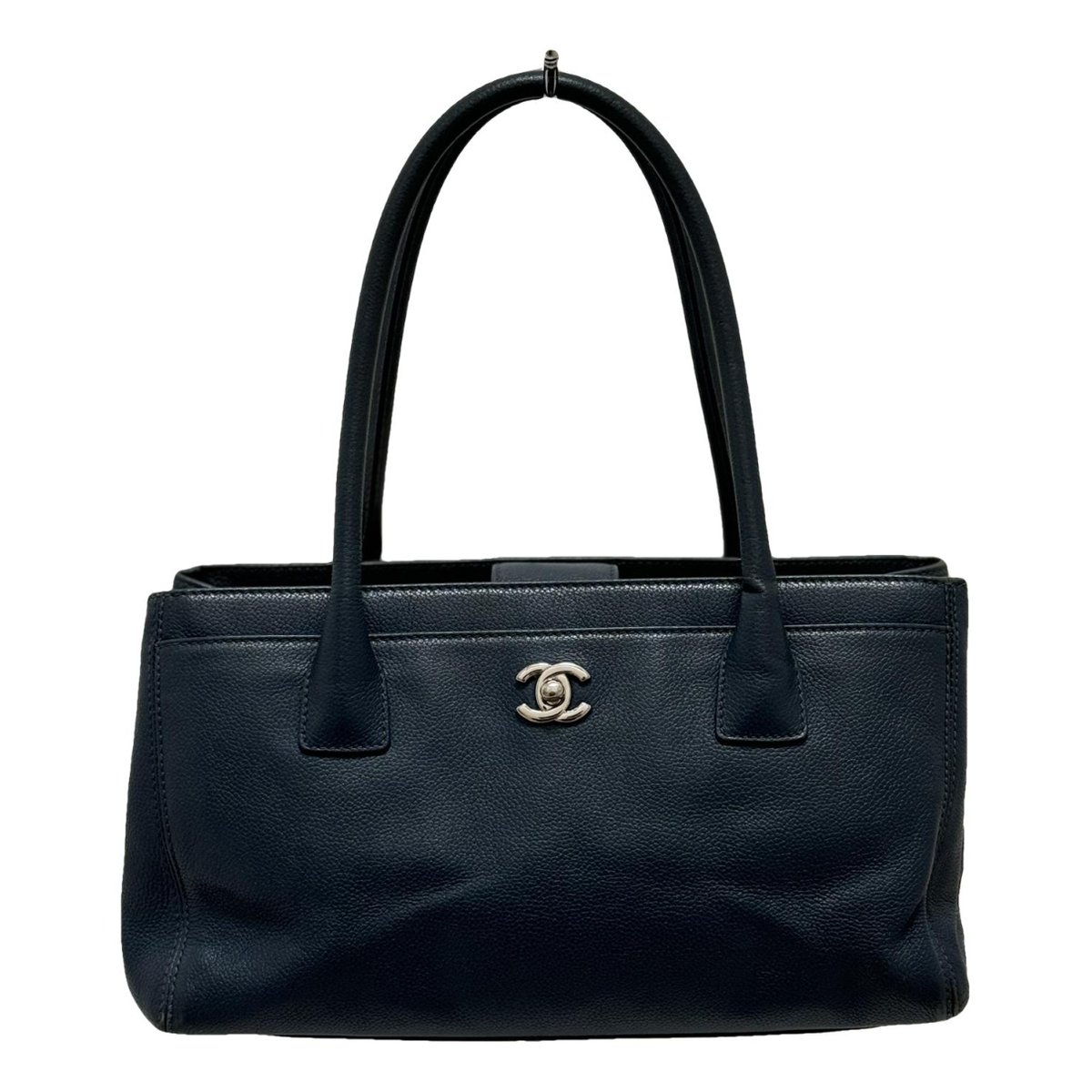 Executive leather tote