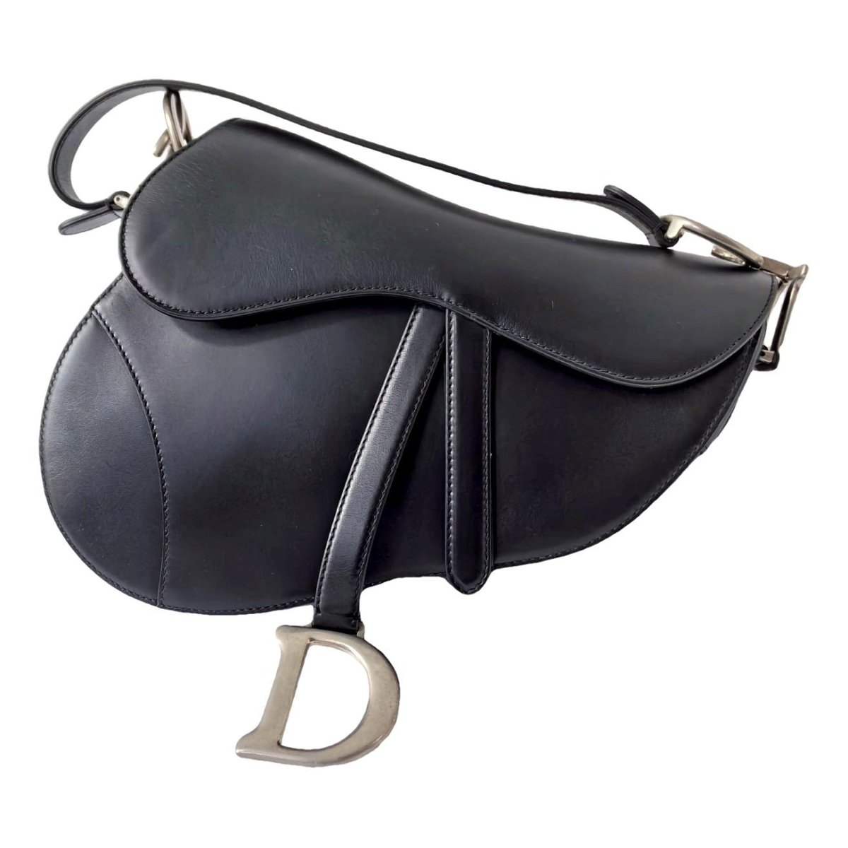 Saddle leather handbag