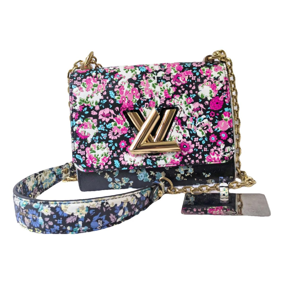 Twist leather crossbody bag