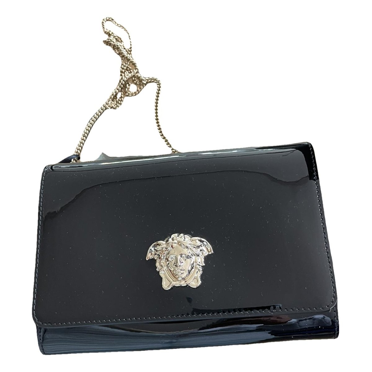 La Medusa patent leather handbag