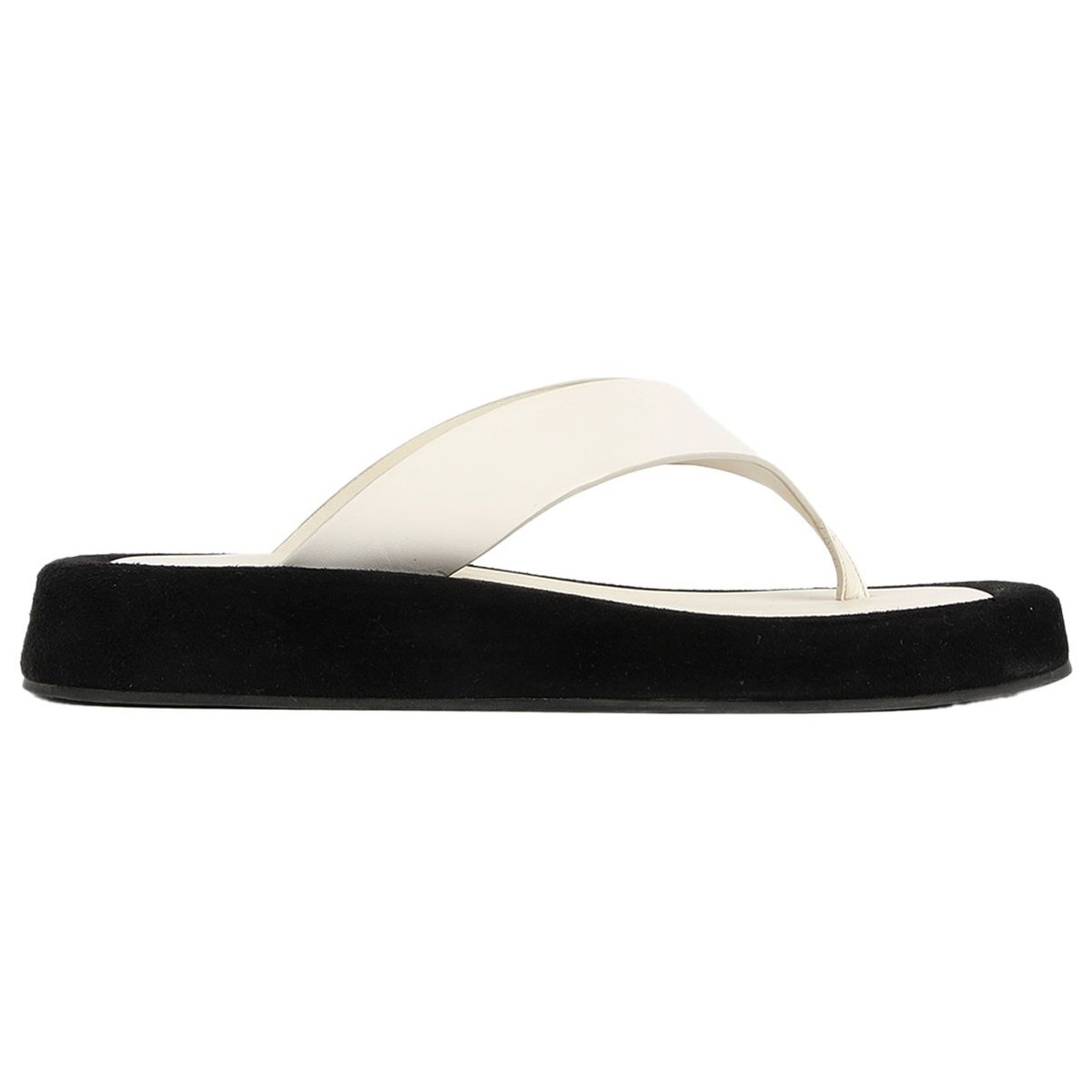 Ginza leather flip flops