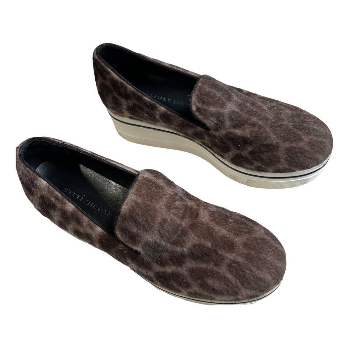 Binx pony-style calfskin trainers