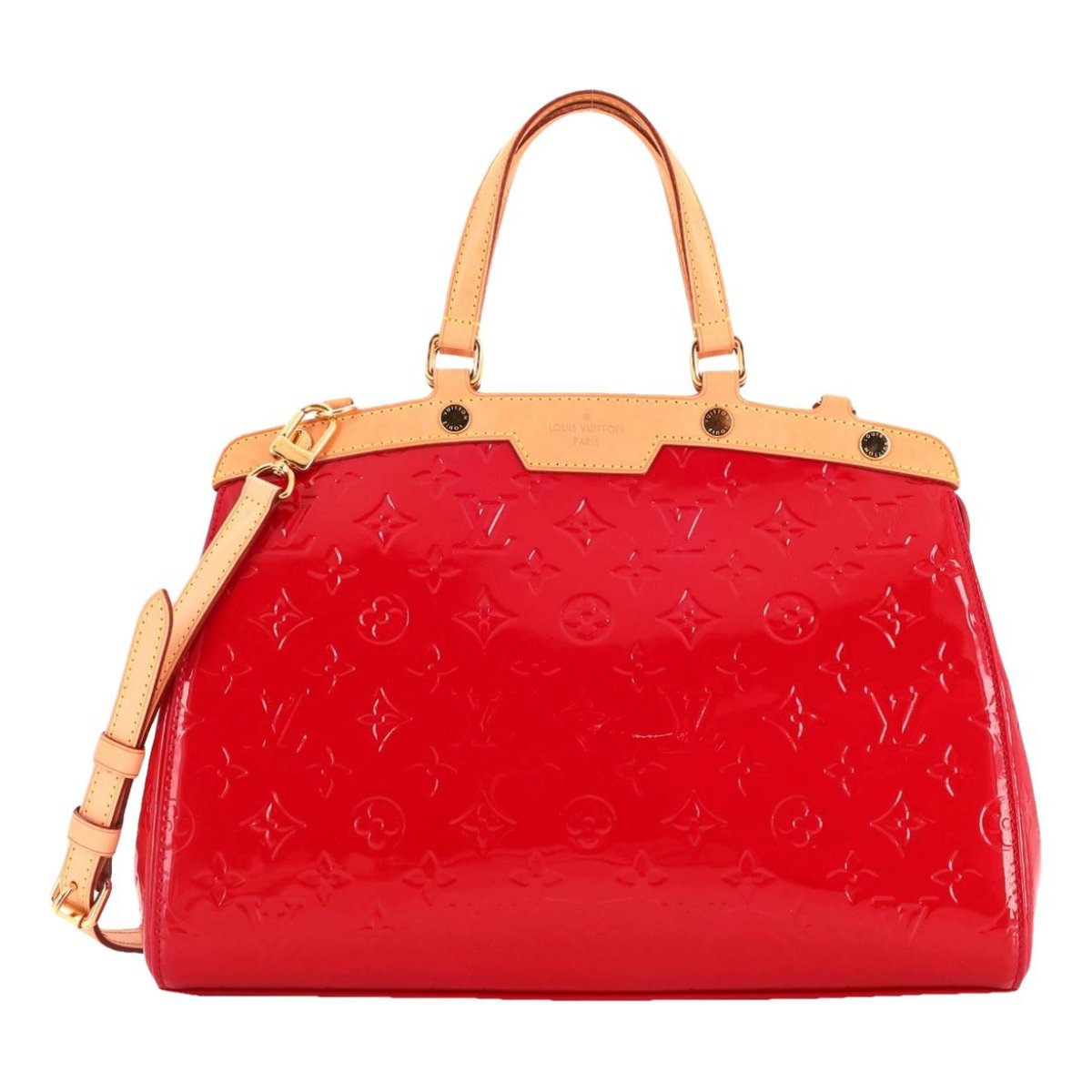 Bréa patent leather handbag
