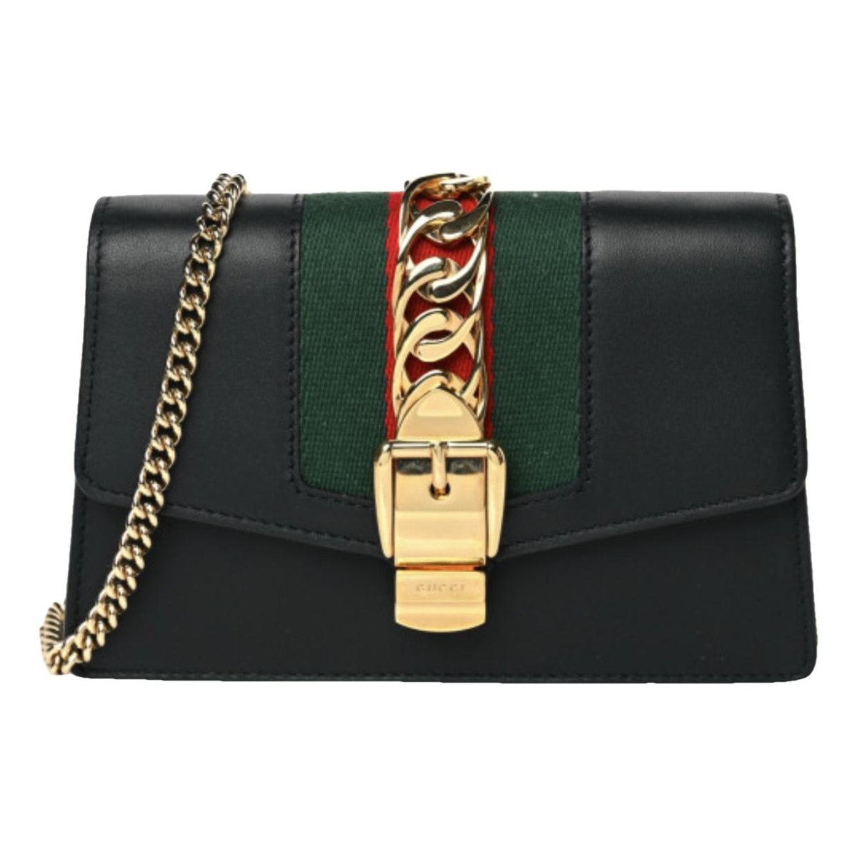 Sylvie Chain leather crossbody bag