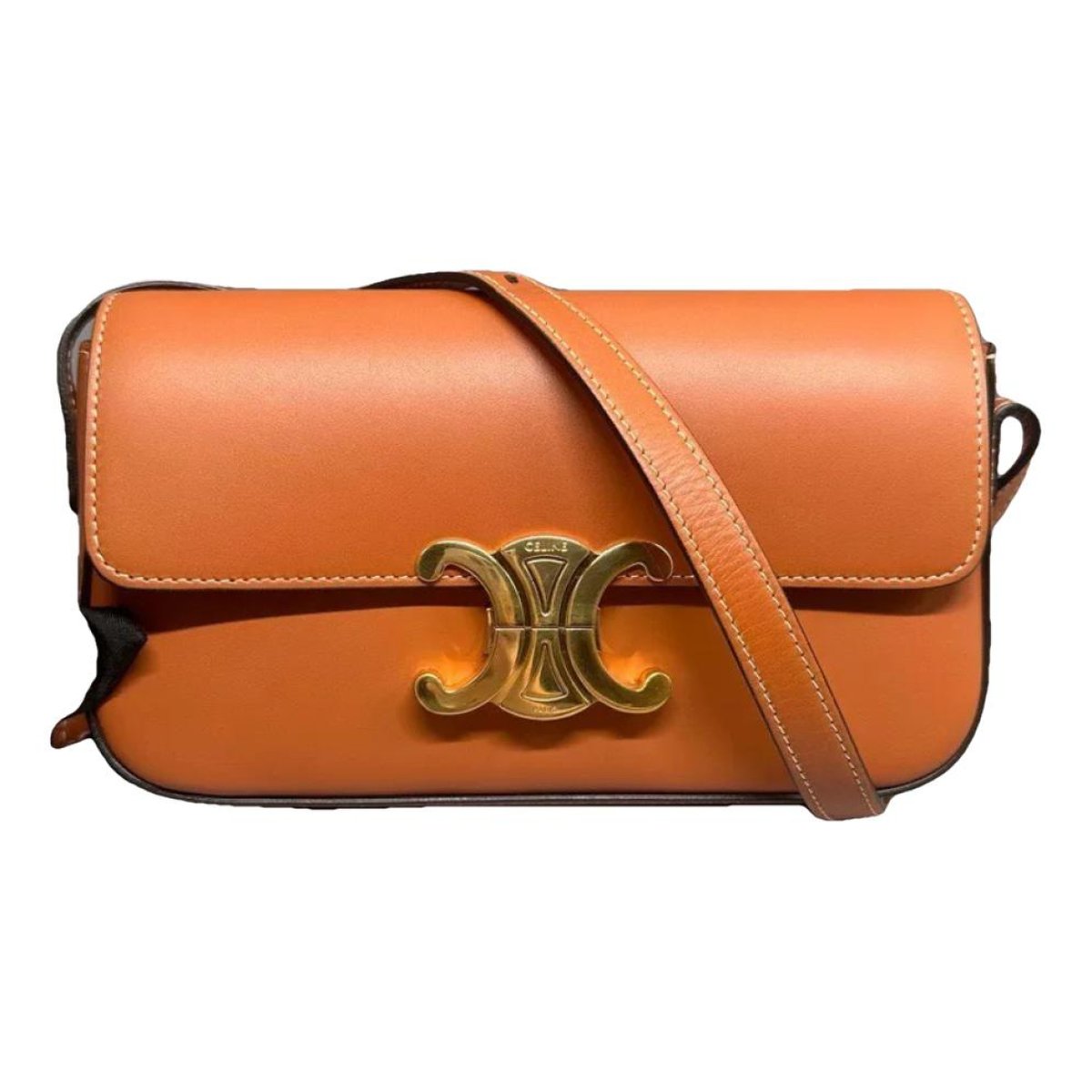 Triomphe Long leather handbag