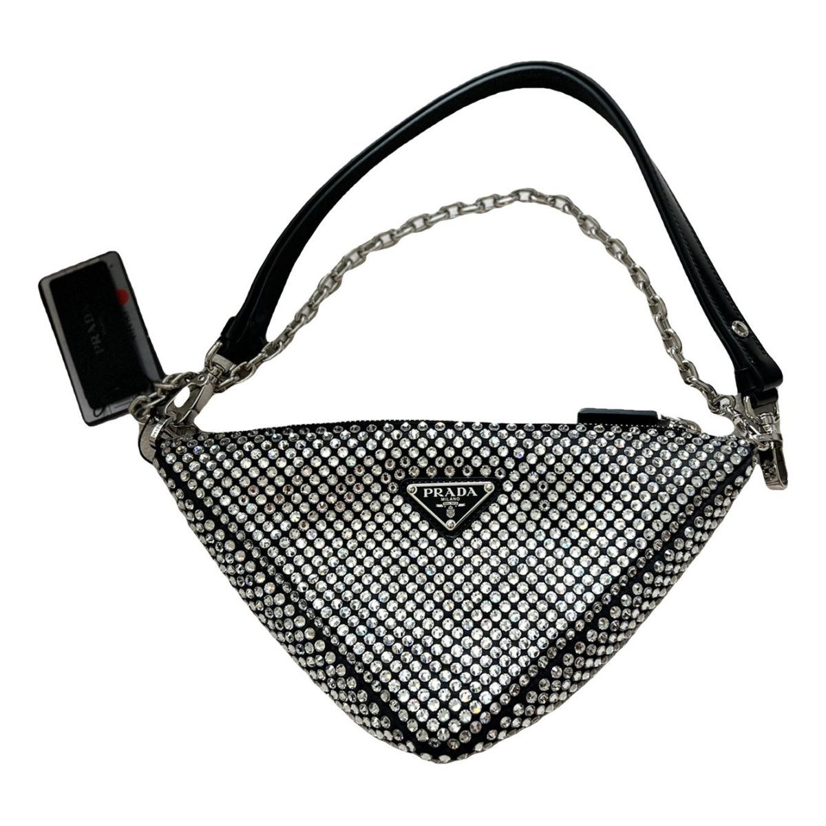 Triangle cloth handbag