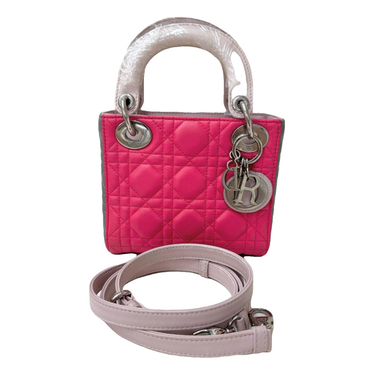 Lady Dior leather handbag