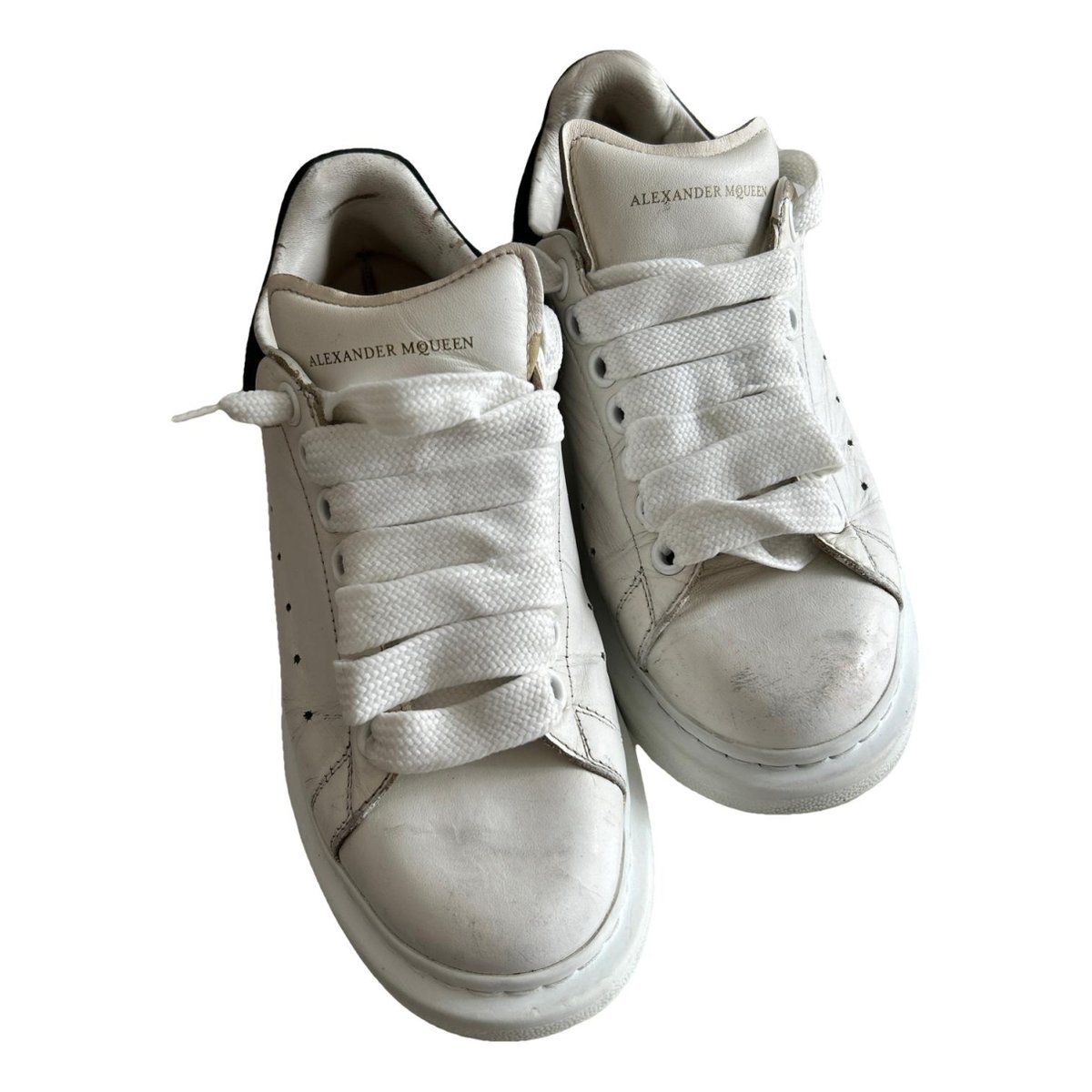 Oversize leather trainers