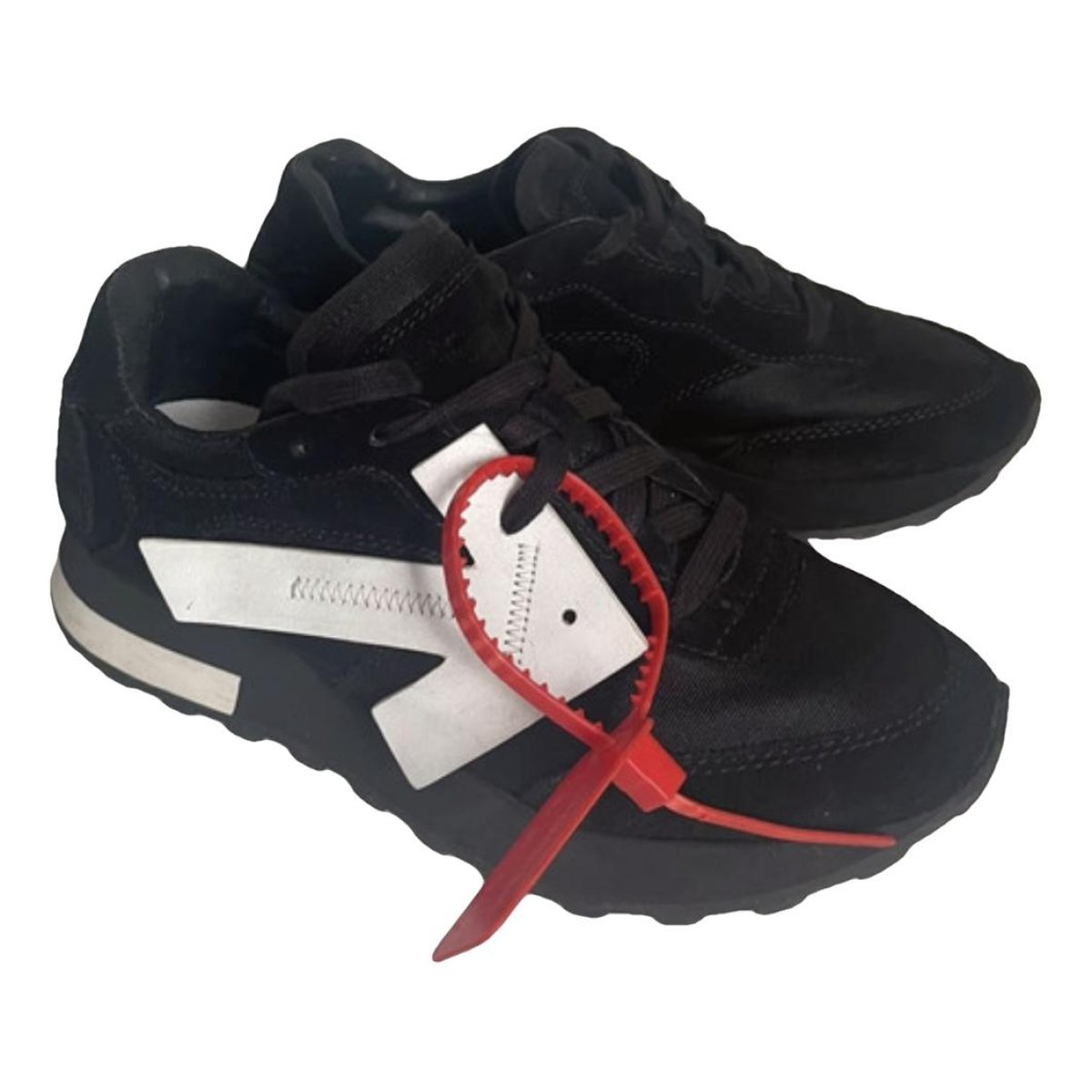 Runner leather trainers