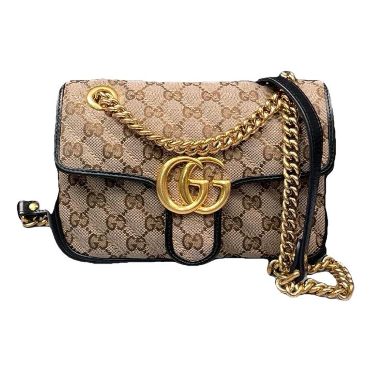 GG Marmont Flap vinyl crossbody bag