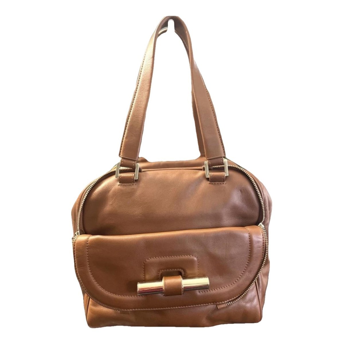 Justine leather satchel