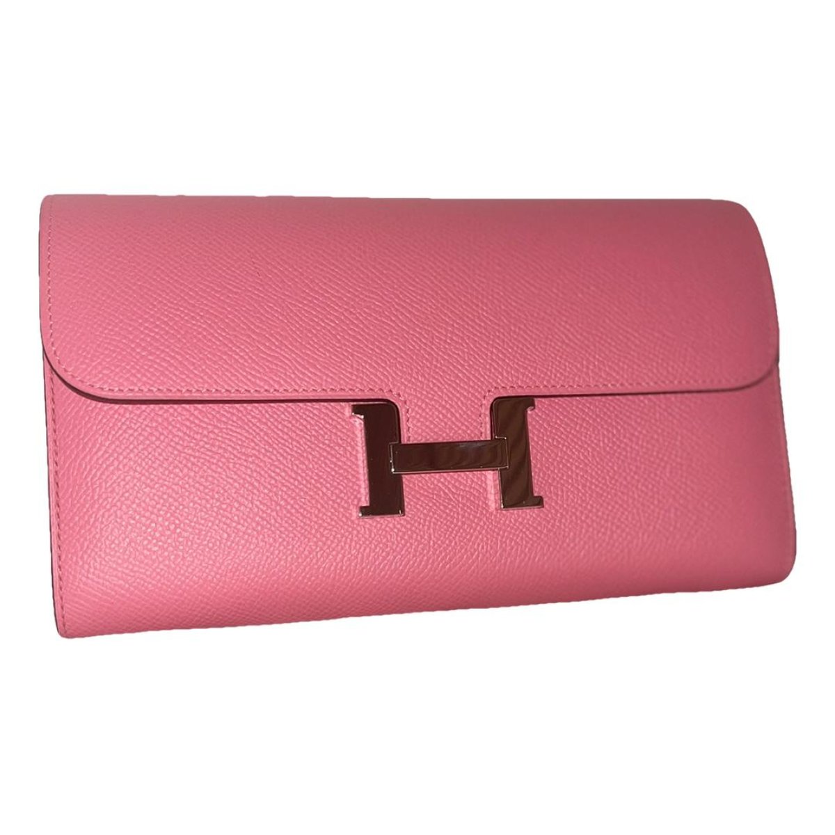 Constance leather clutch bag