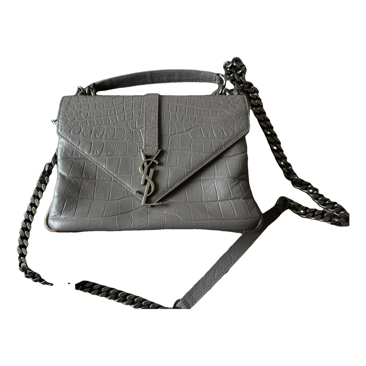 Collége monogramme leather handbag