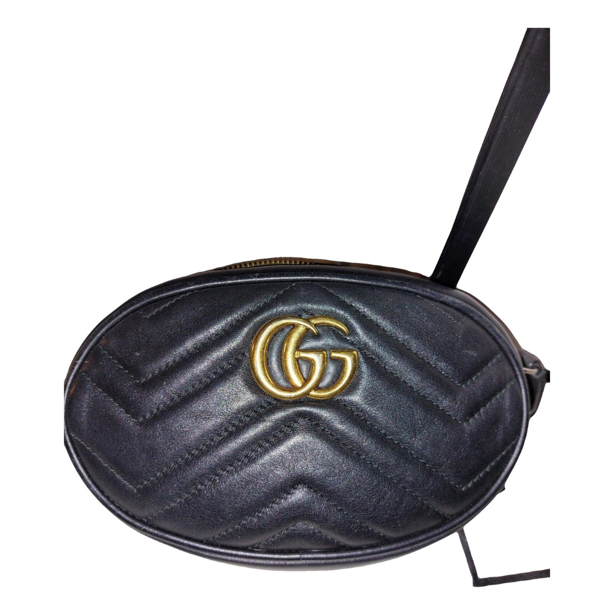 GG Marmont Oval leather handbag