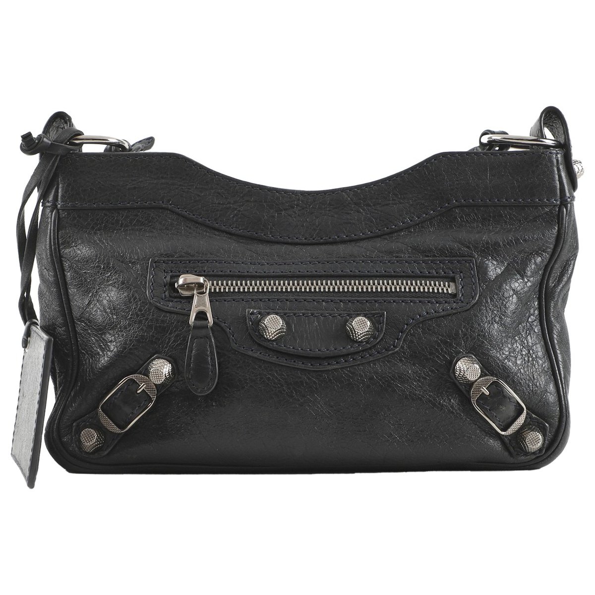 First leather handbag