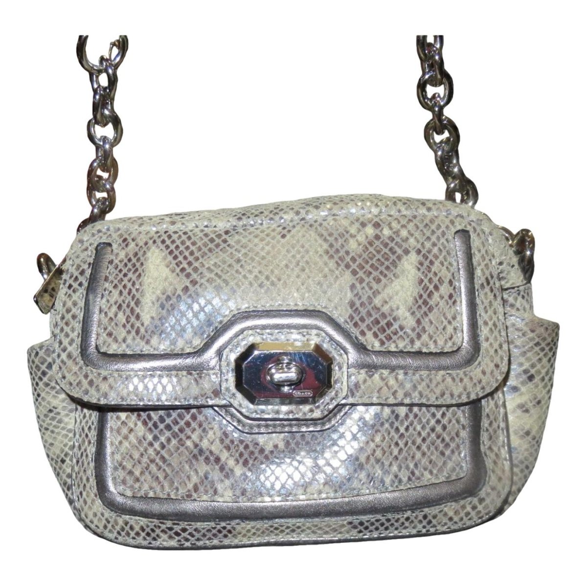 Parker python crossbody bag