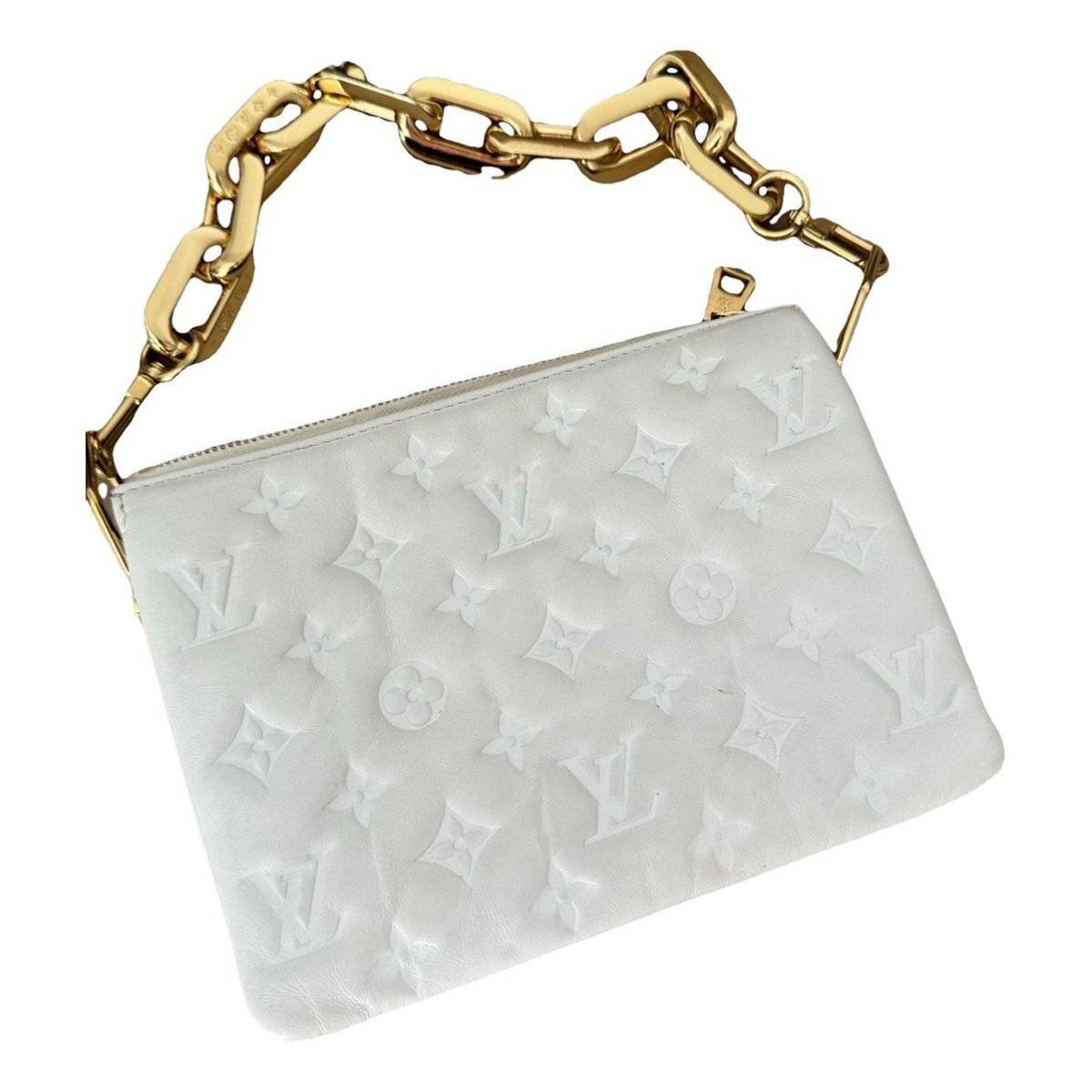 Coussin leather handbag