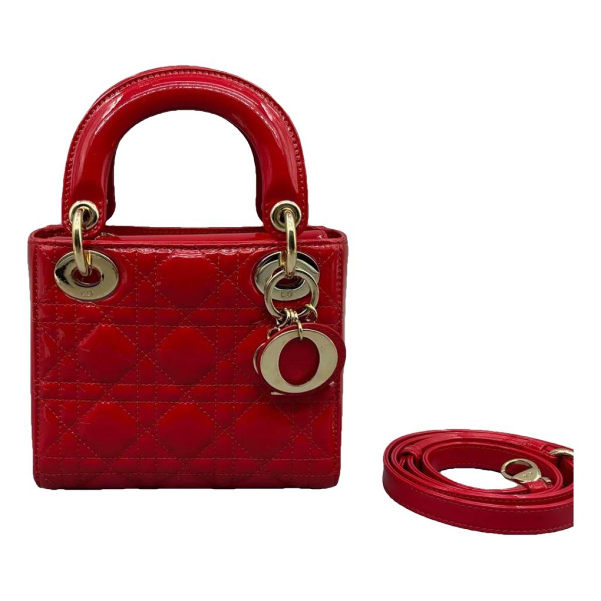 Lady Dior leather handbag