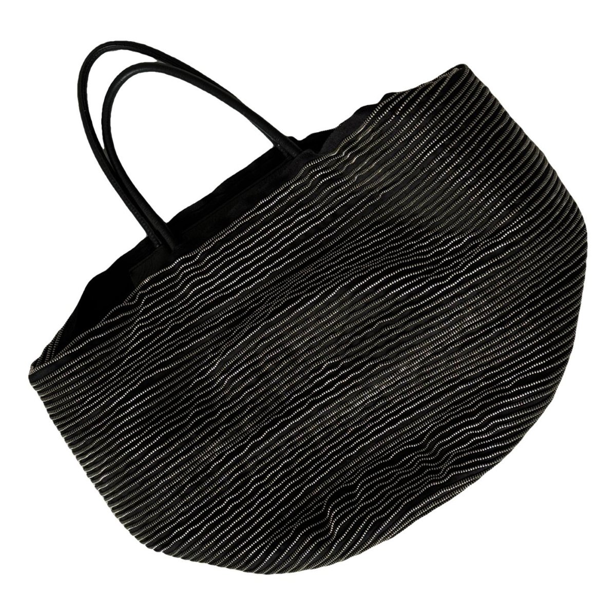 Shopper leather handbag