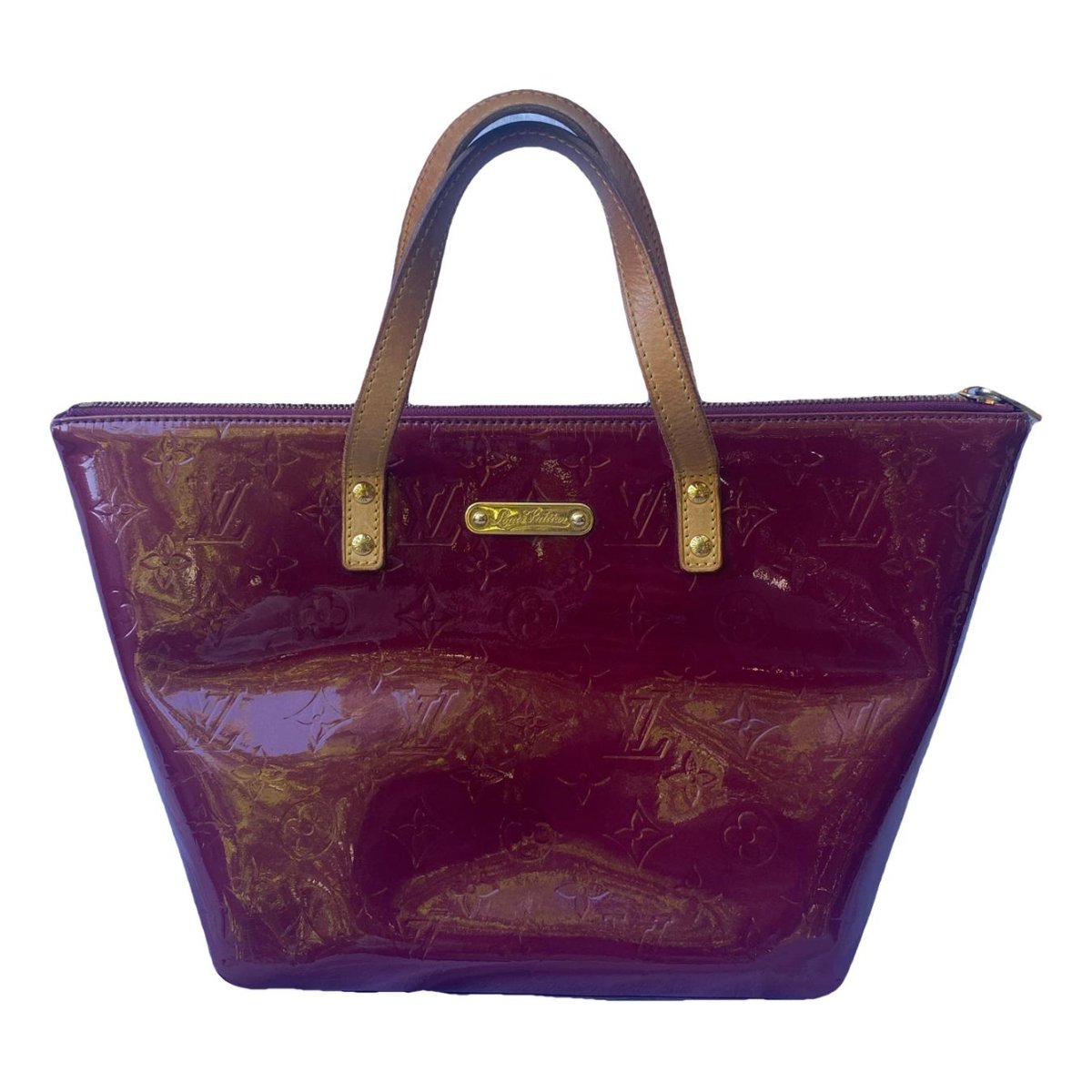 Bellevue patent leather handbag