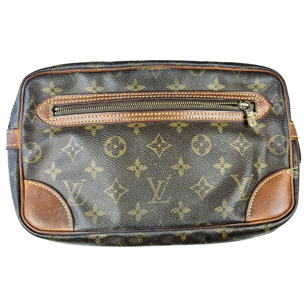 Marly Dragonne leather clutch bag