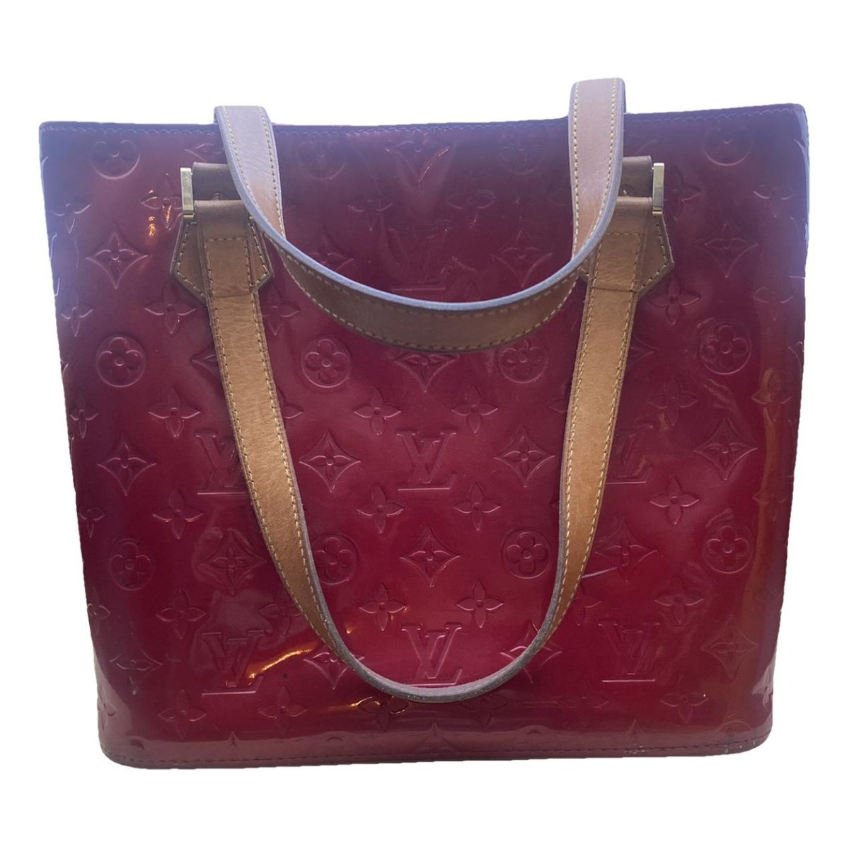 Houston patent leather handbag