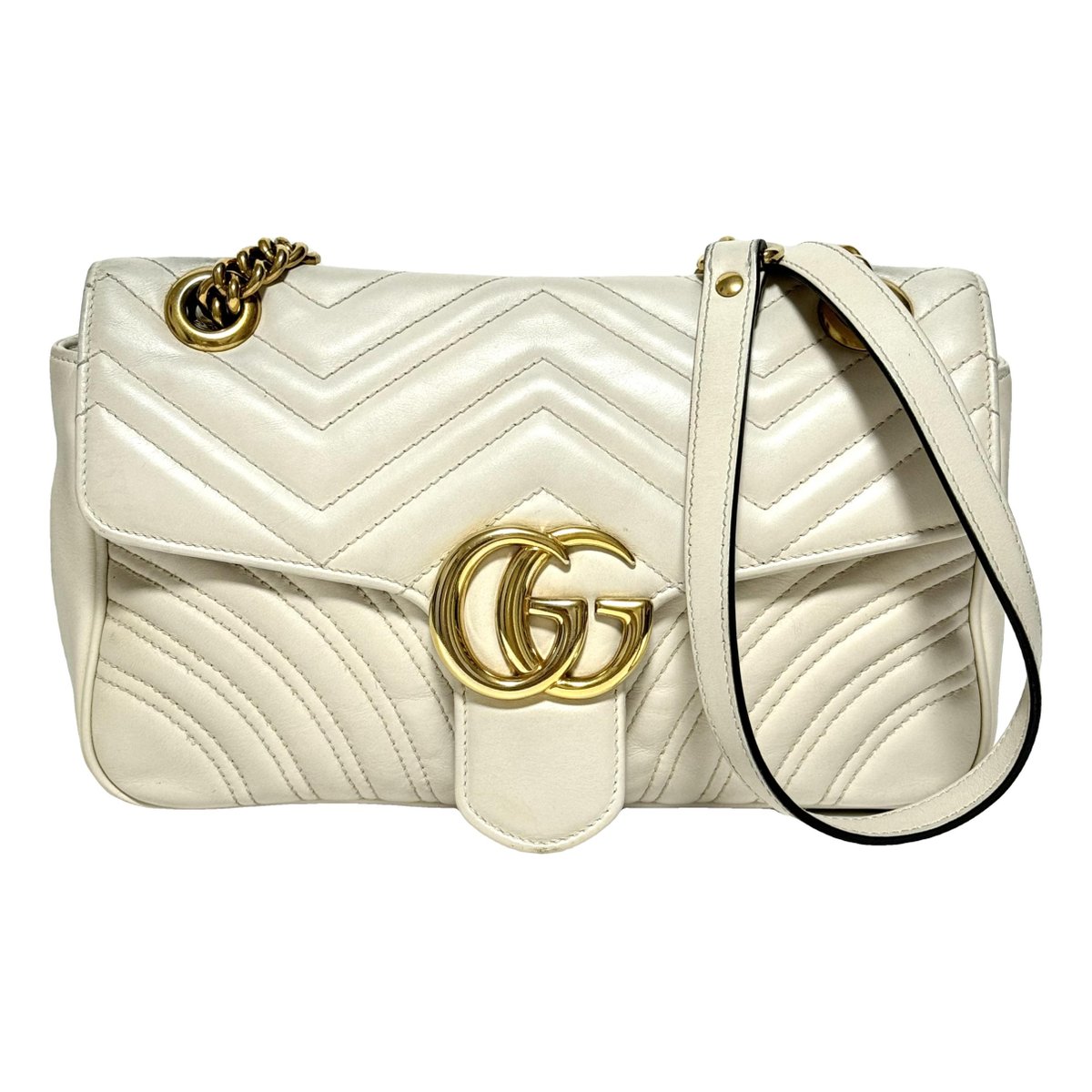 GG Marmont Flap leather handbag