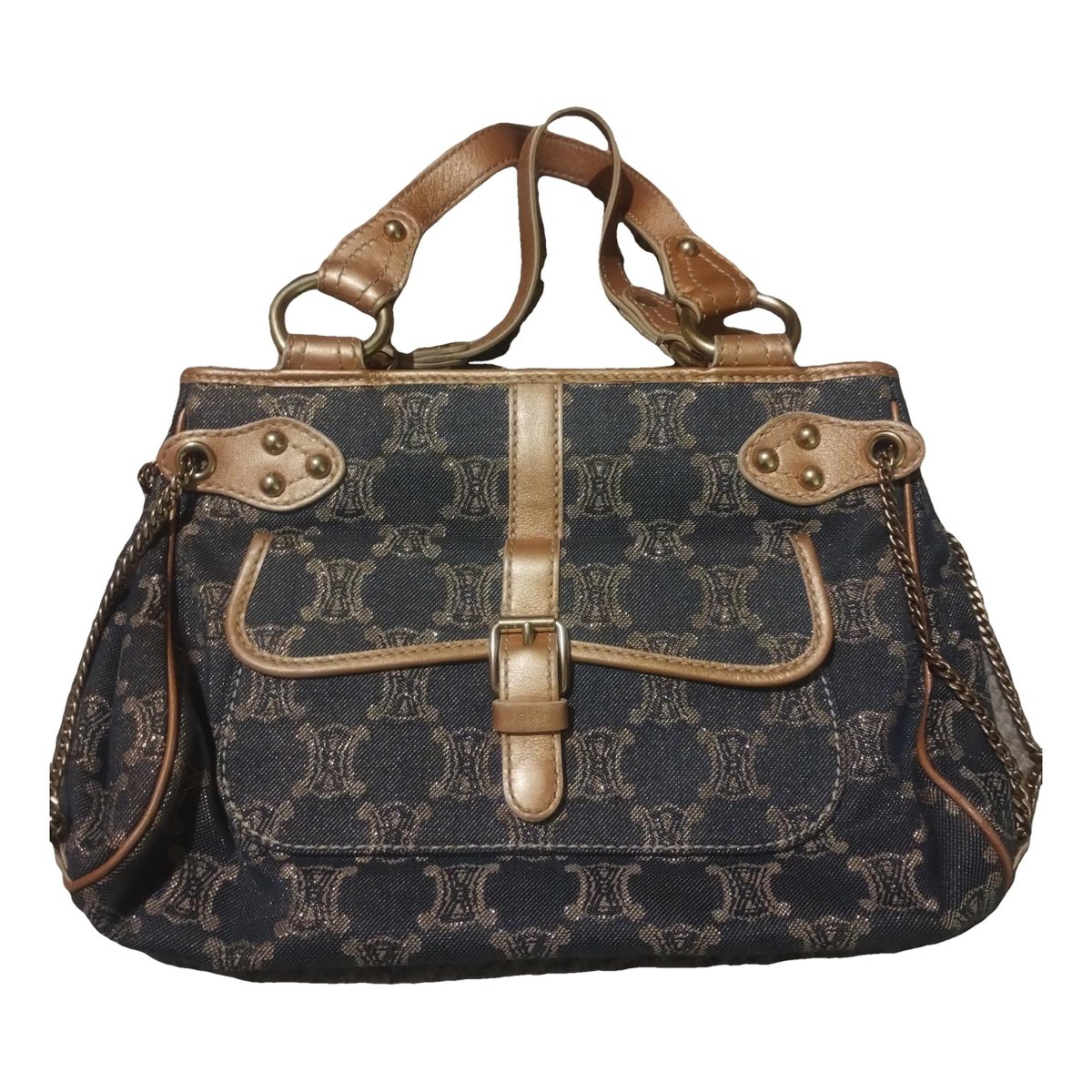 Triomphe chain handbag