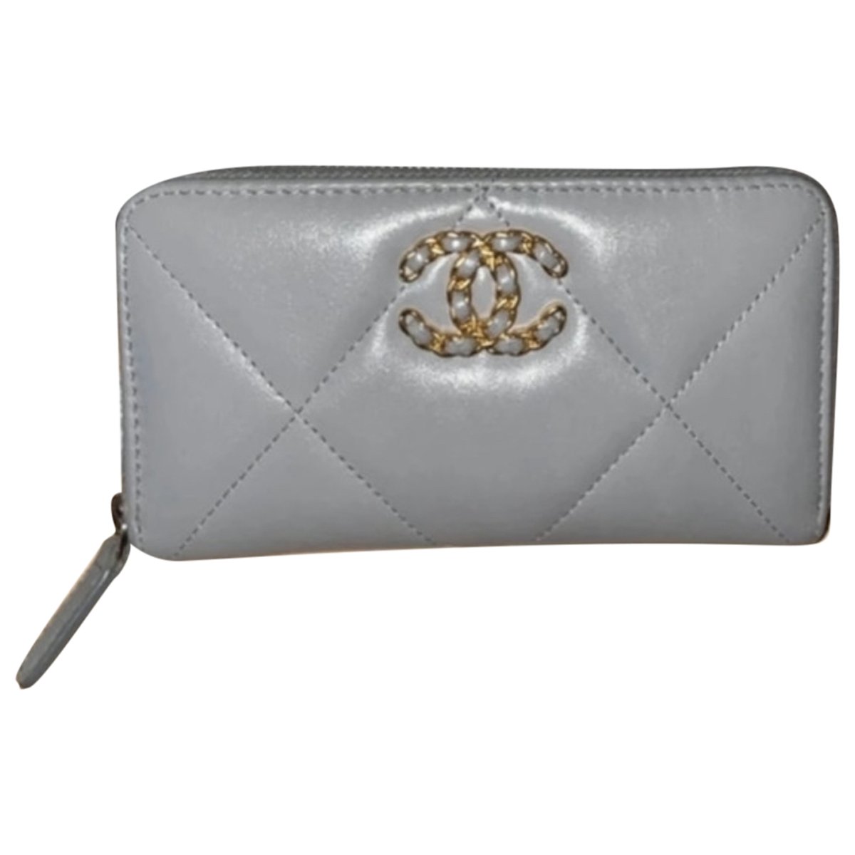Chanel 19 leather wallet