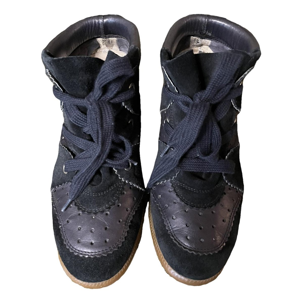Bobby leather trainers