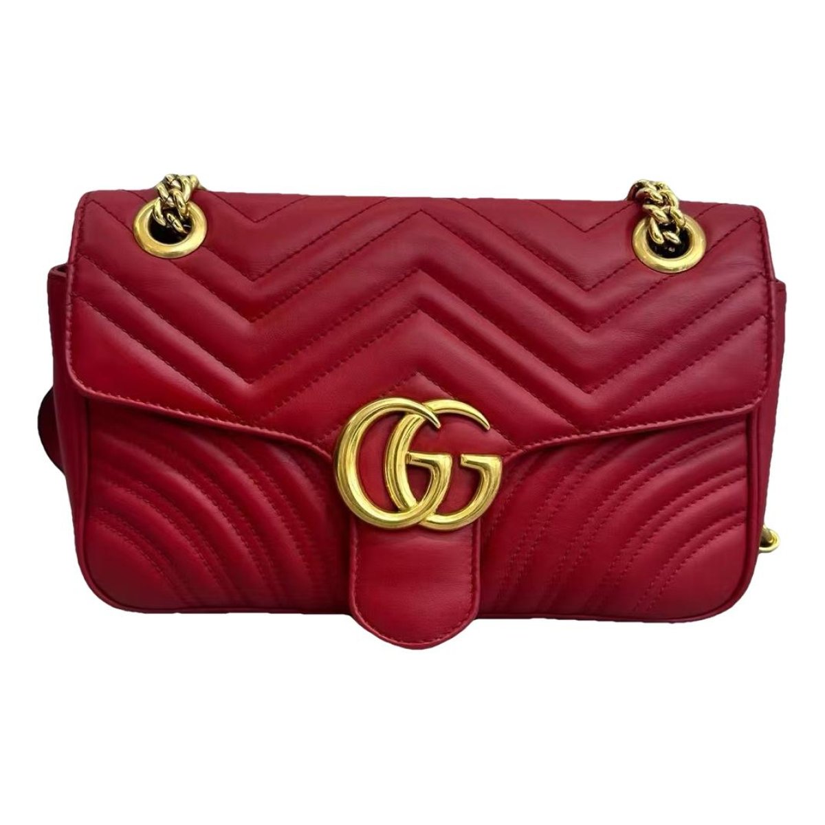 GG Marmont Flap leather crossbody bag