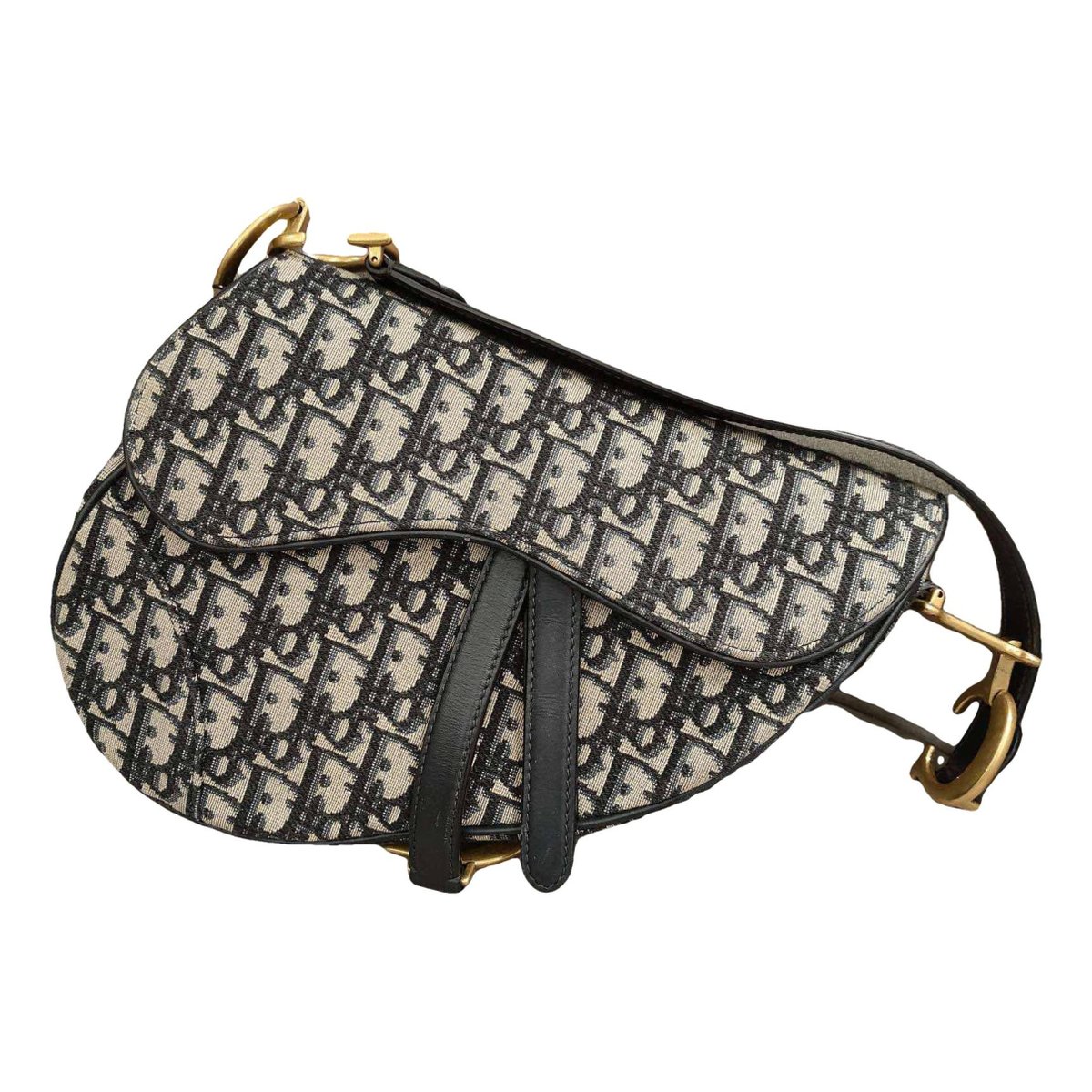 Saddle cashmere handbag
